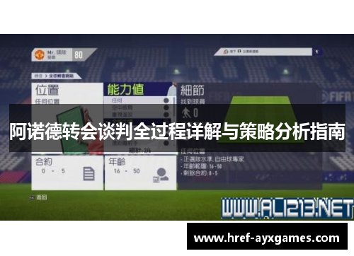 阿诺德转会谈判全过程详解与策略分析指南 阿诺德转会谈判全过程详解与策略分析指南